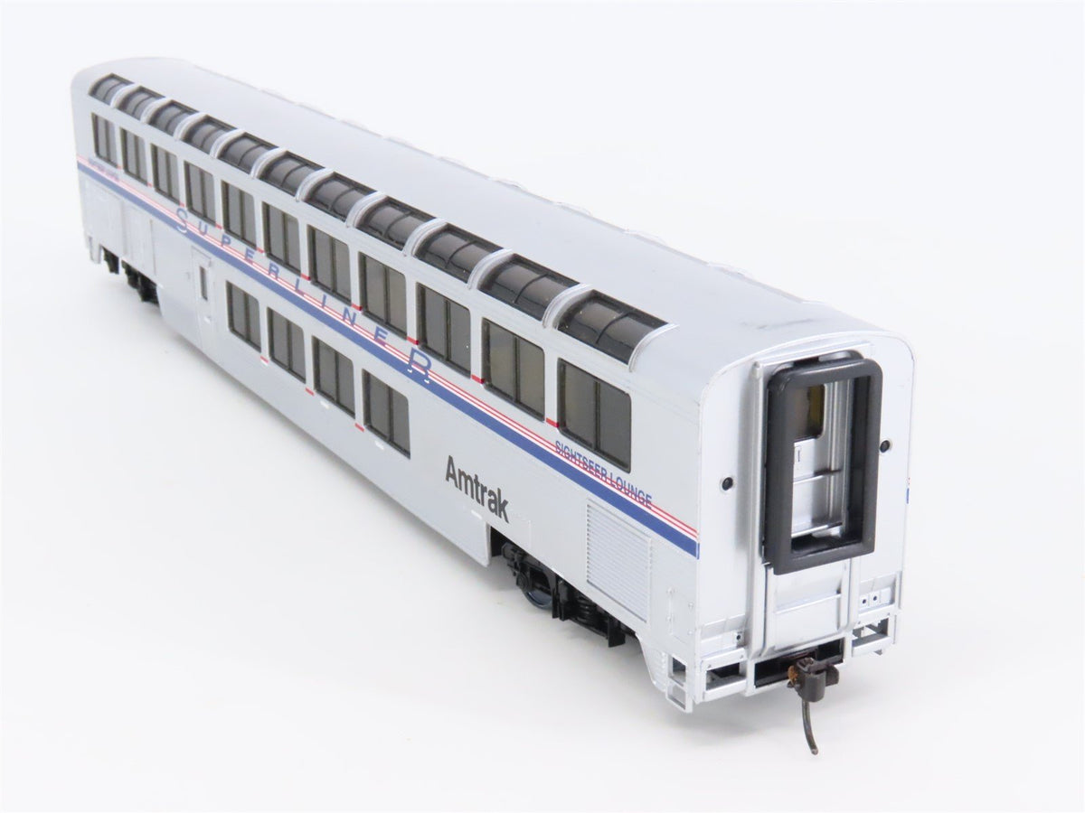 HO Scale Walthers 932-6193 AMTK Amtrak Superliner I Lounge Passenger Car