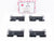 HO Scale Stewart Kit #10614 PRR Pennsylvania Railroad Ore Car 4-Pack