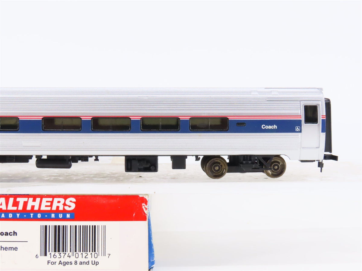 HO Scale Walthers 932-6203 AMTK Amtrak 85&#39; Amfleet II Coach Passenger Car