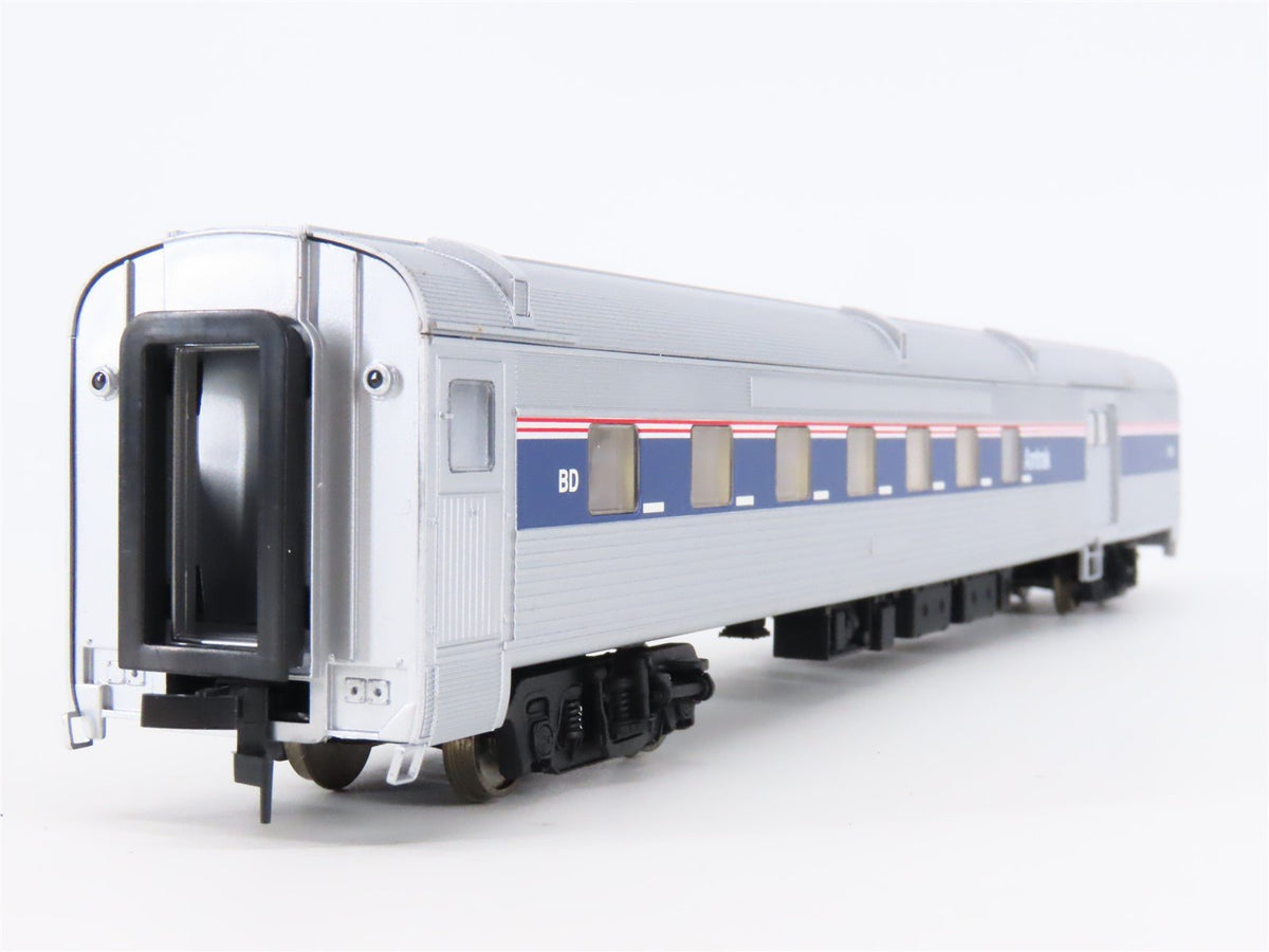 HO Scale Walthers 932-6464 AMTK Amtrak 85&#39; Budd Baggage Dormitory Passenger Car