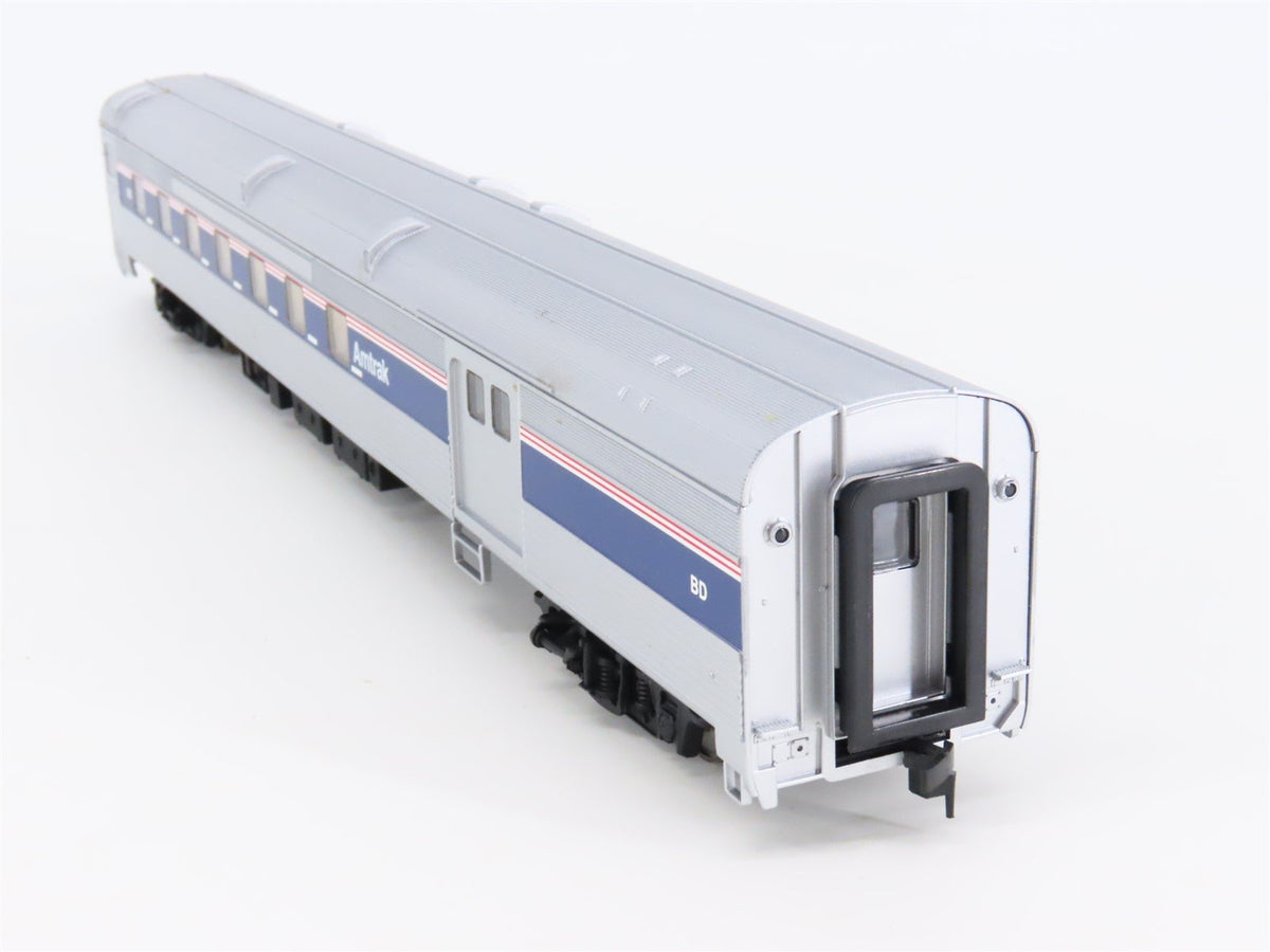 HO Scale Walthers 932-6464 AMTK Amtrak 85&#39; Budd Baggage Dormitory Passenger Car