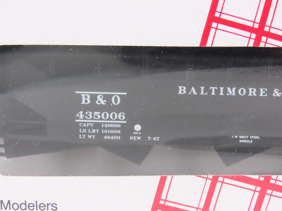 HO Scale Stewart Kit #10302 B&amp;O Baltimore &amp; Ohio 3-Bay Hopper 6-Pack - Sealed