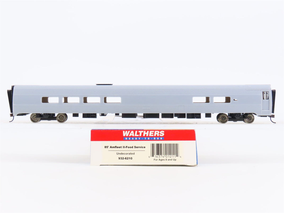 HO Scale Walthers 932-6210 Undecorated 85&#39; Amfleet Food Service Passenger Car