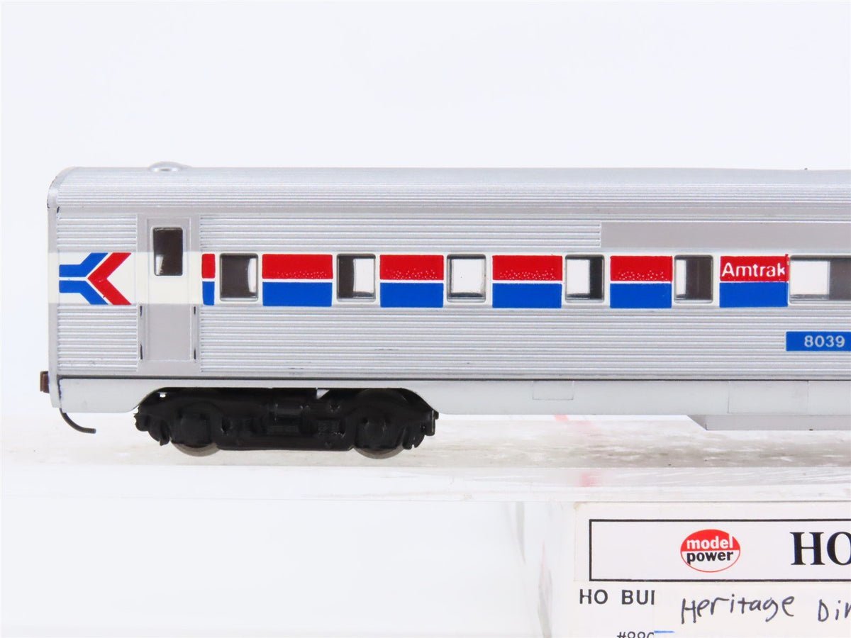 HO Scale Model Power #8802 Amtrak Heritage Phase I Diner Passenger Car #8039