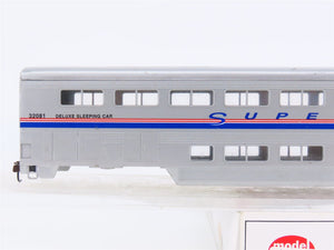 HO Scale Model Power Amtrak Deluxe Sleeper Passenger Car #32081