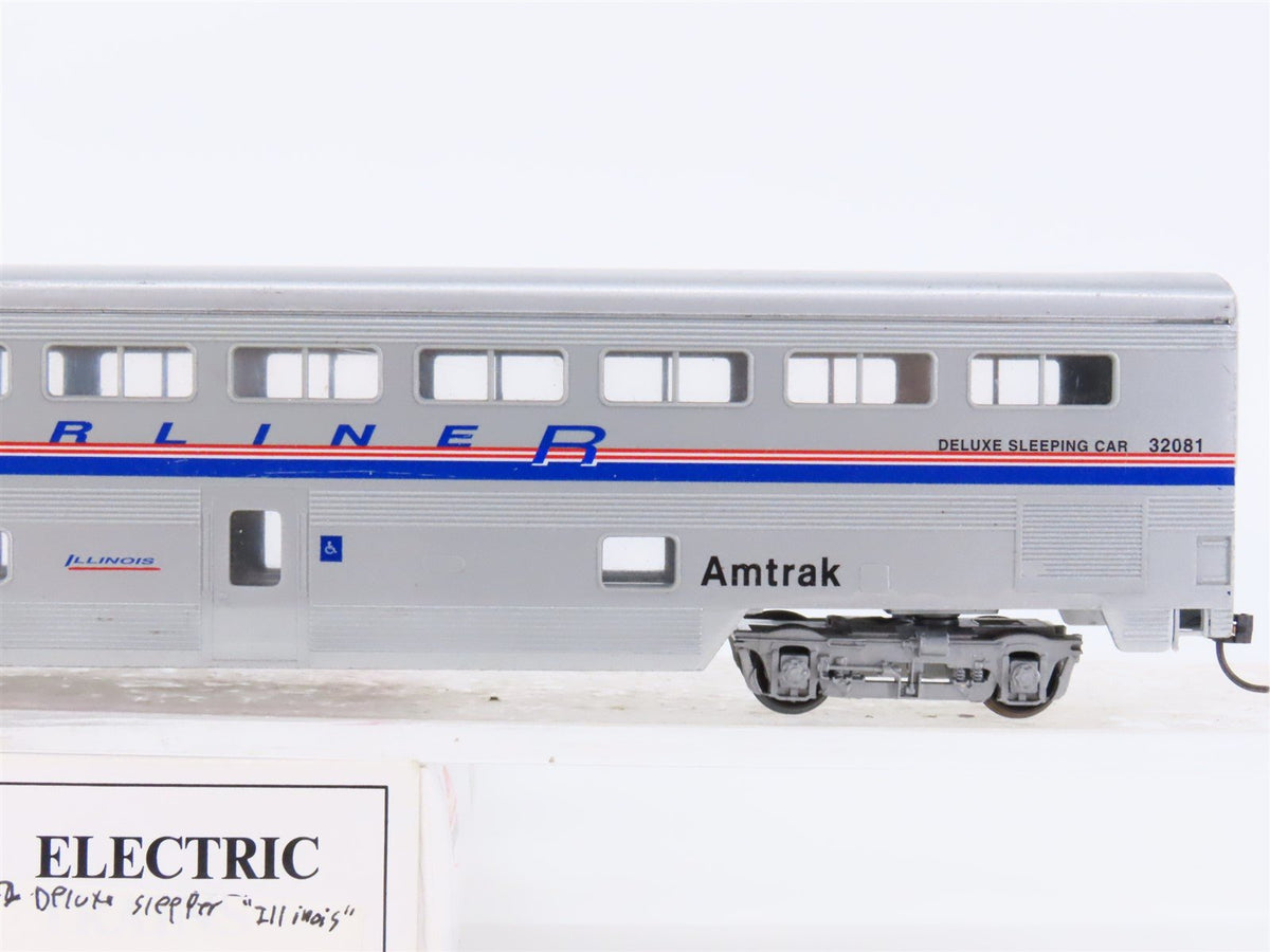 HO Scale Model Power Amtrak Deluxe Sleeper Passenger Car #32081