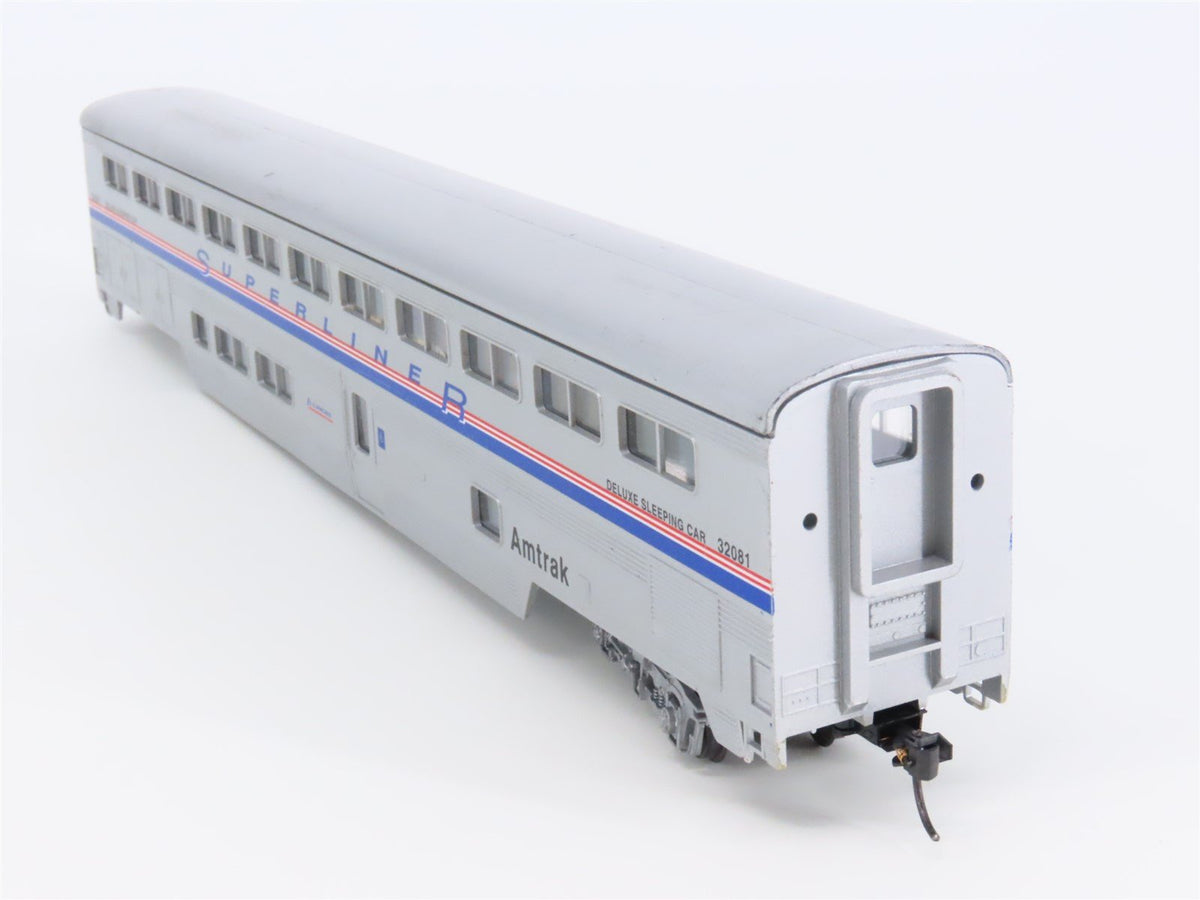 HO Scale Model Power Amtrak Deluxe Sleeper Passenger Car #32081