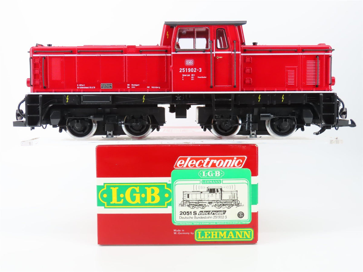 G Scale LGB 2051S DB German BR 251 Diesel Locomotive #902-3 w/ Sound