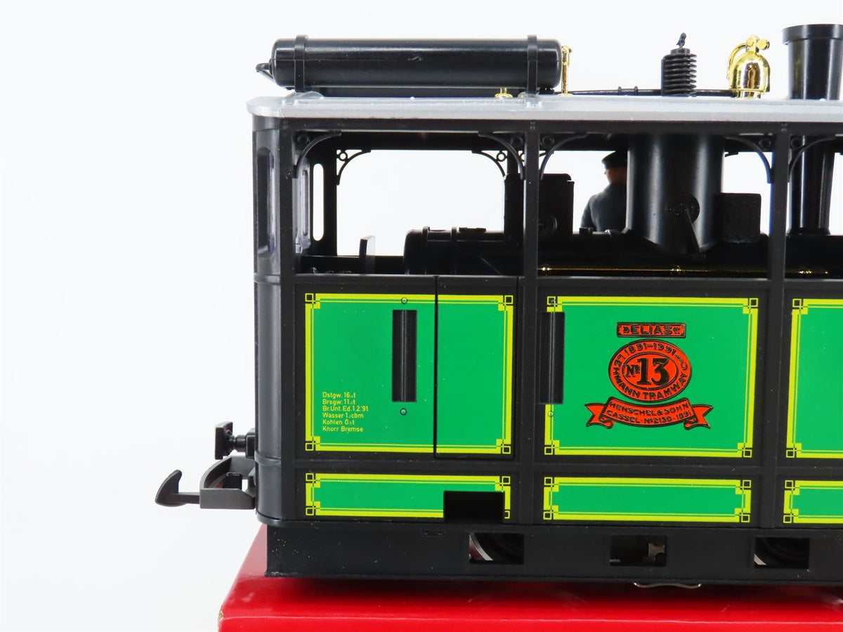 G Scale LGB 2150 Lehmann Tramway 0-4-0 Steam Tram Locomotive #13 &quot;Elias&quot;