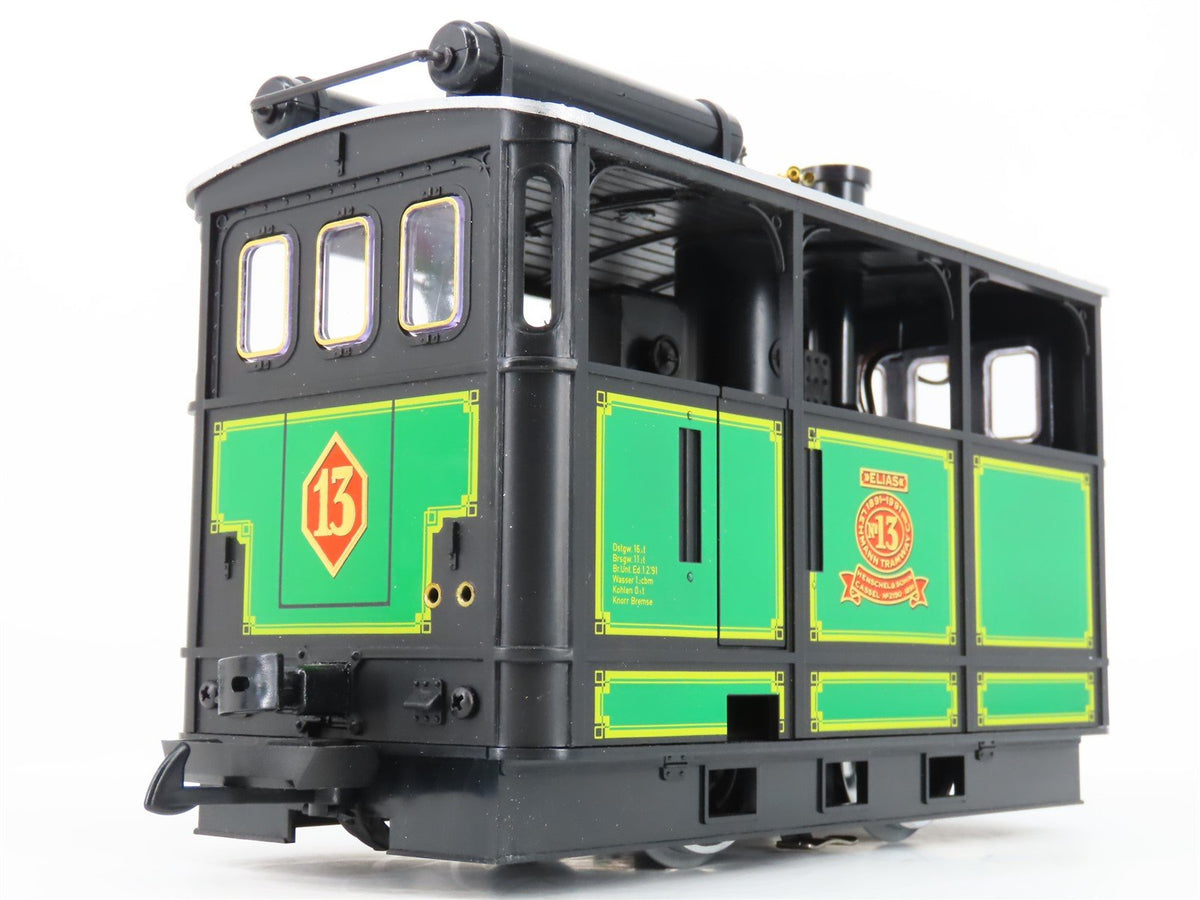 G Scale LGB 2150 Lehmann Tramway 0-4-0 Steam Tram Locomotive #13 &quot;Elias&quot;