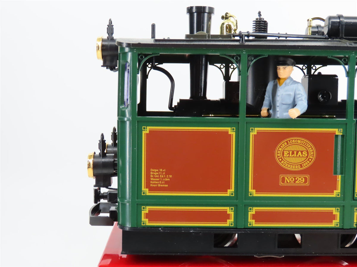 G LGB 22500 Lehmann Lokomotivfabrik 0-4-0 Steam Tram #29 &quot;Elias&quot; - DCC Ready