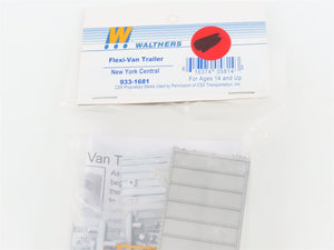 LOT of 3 HO Walthers Kits #933-1681 NYC New York Central Flexi-Van Trailers