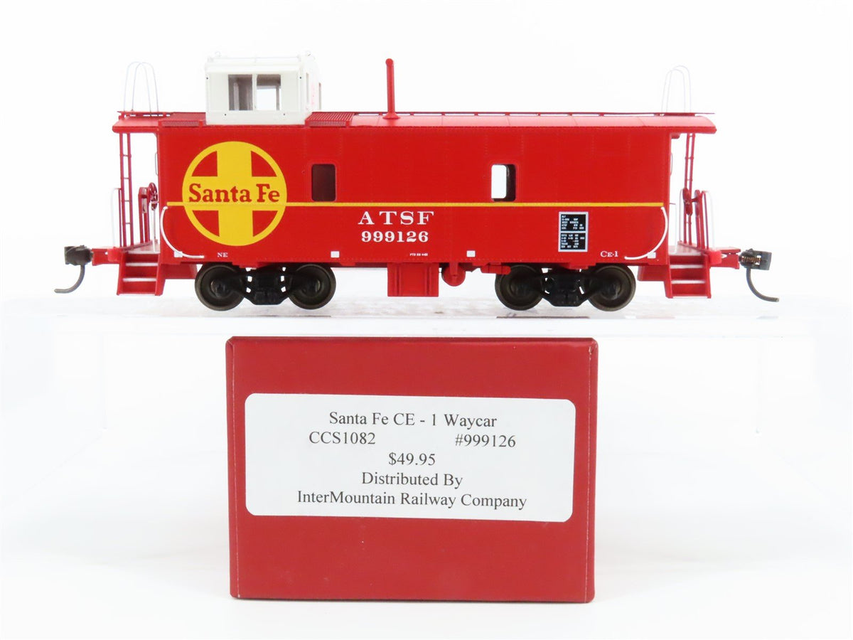 HO Scale Centralia Car Shops CCS1082 ATSF Santa Fe Railroad Caboose #999126