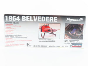 1/25 Scale Lindberg Kit #72183 1964 Belvedere Plymouth Model Car - Sealed