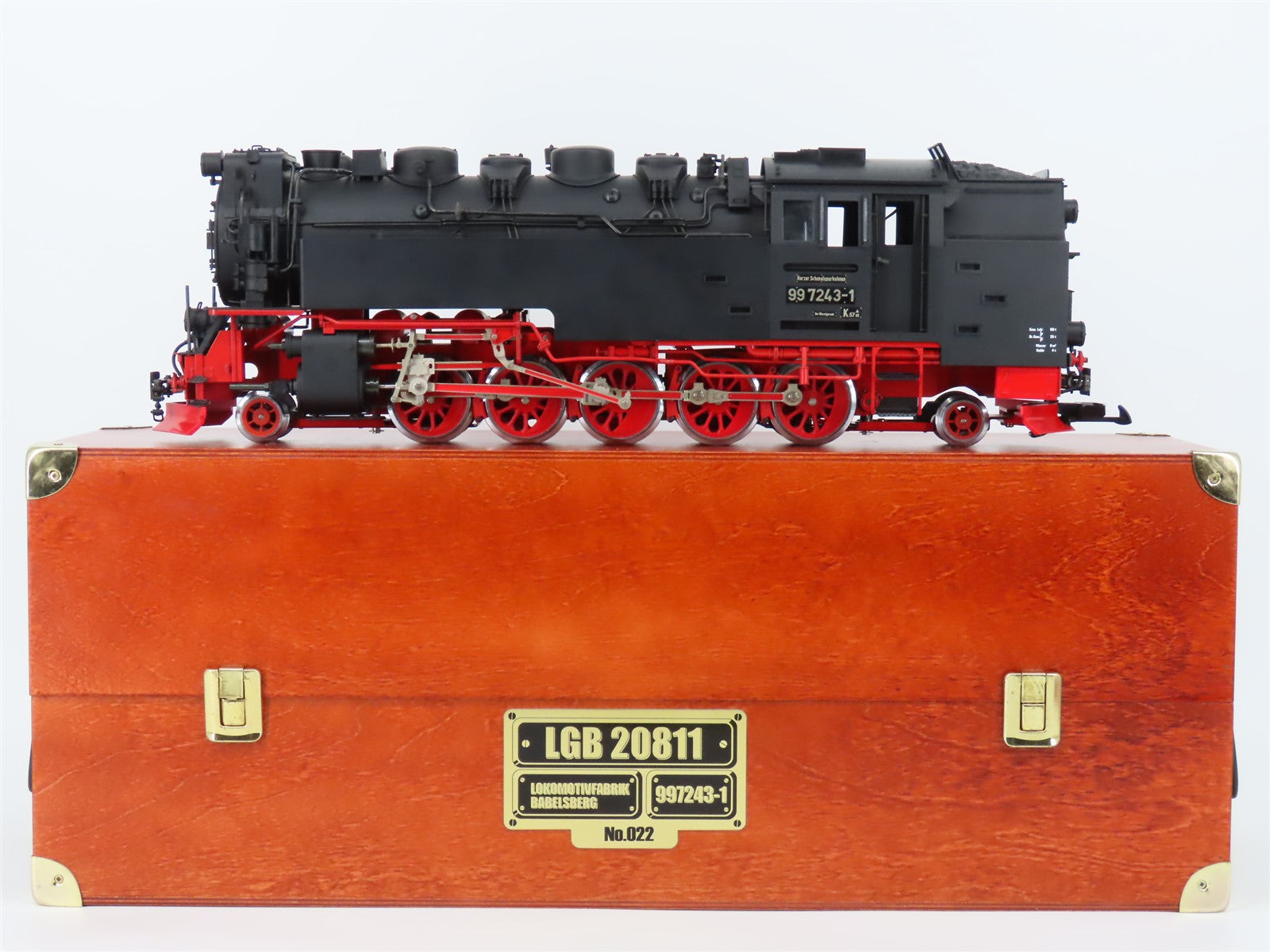G Scale LGB BRASS 20811 Harzer Schmalspurbahn 2-10-2T BR 99 Steam w/ Sound