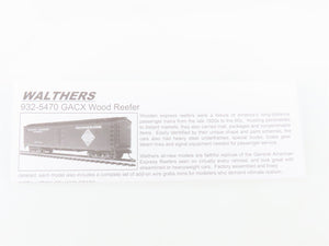 HO Scale Walthers 932-25481 SAL Seaboard Air Line Wood Reefer 2-Pack