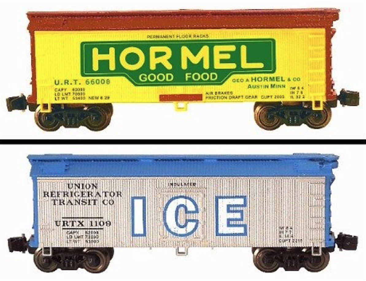 Z FULL THROTTLE FTCOL70 URT Hormel &amp; URTX Ice Car 34&#39; Woodside Reefers - Set #1