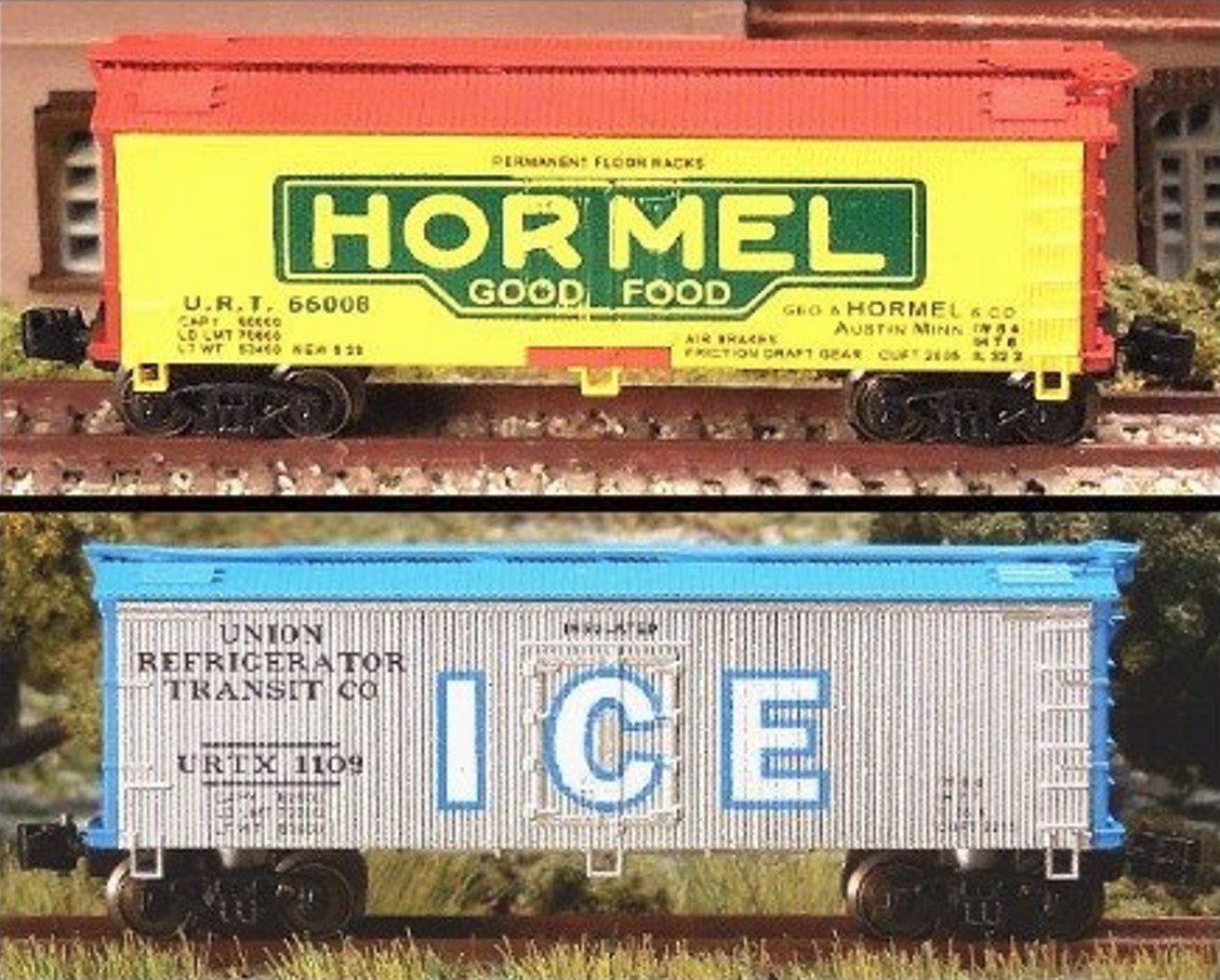 Z FULL THROTTLE FTCOL70 URT Hormel &amp; URTX Ice Car 34&#39; Woodside Reefers - Set #1