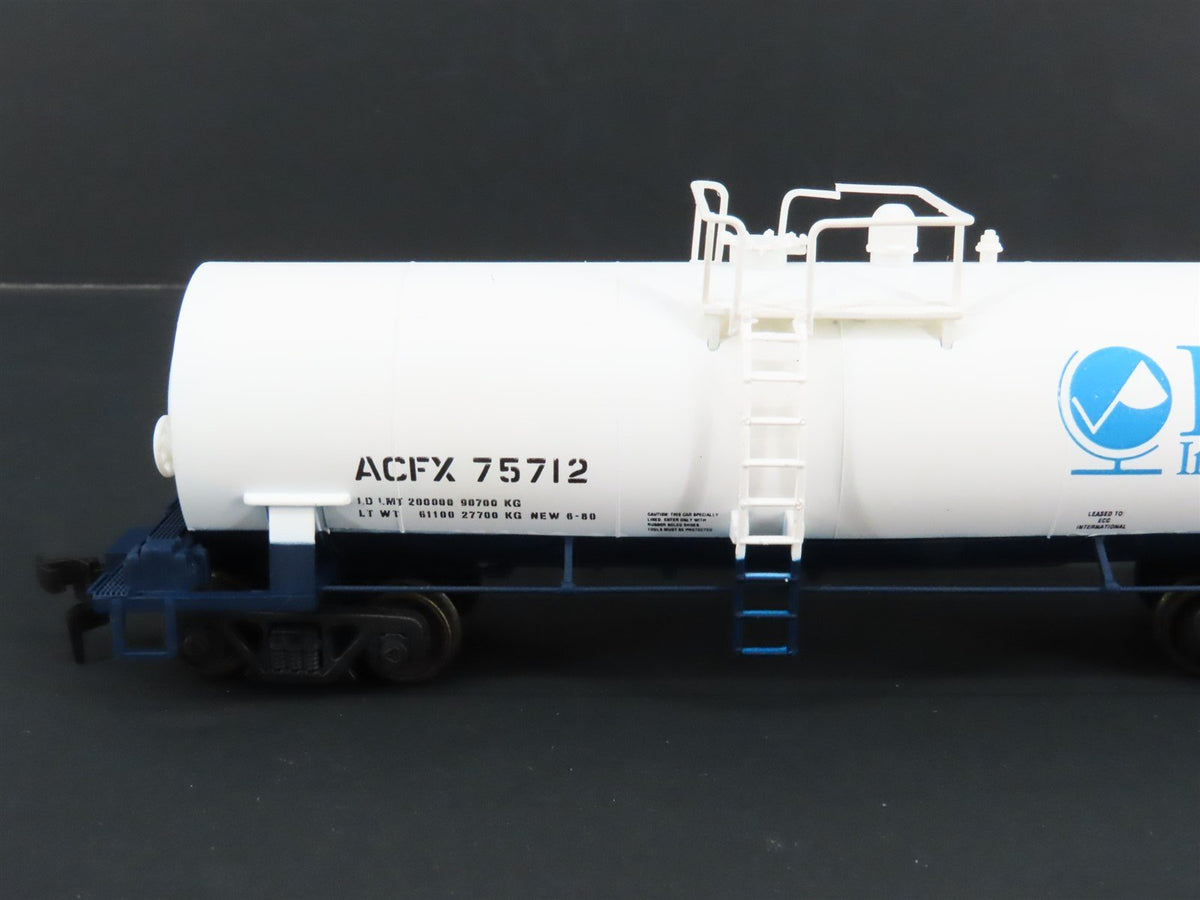 HO Scale Atlas 1705 ACFX ECC International Tank Car #75712