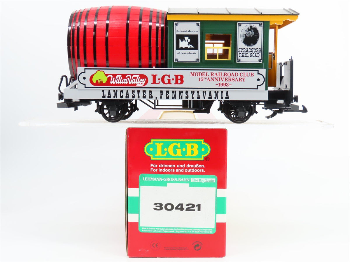 G Scale LGB 30421 Lancaster Convention 1993 Willow Valley Beer Barrel Car #0629