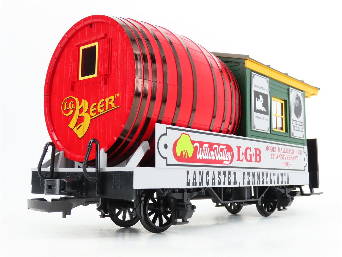 G Scale LGB 30421 Lancaster Convention 1993 Willow Valley Beer Barrel Car #0344