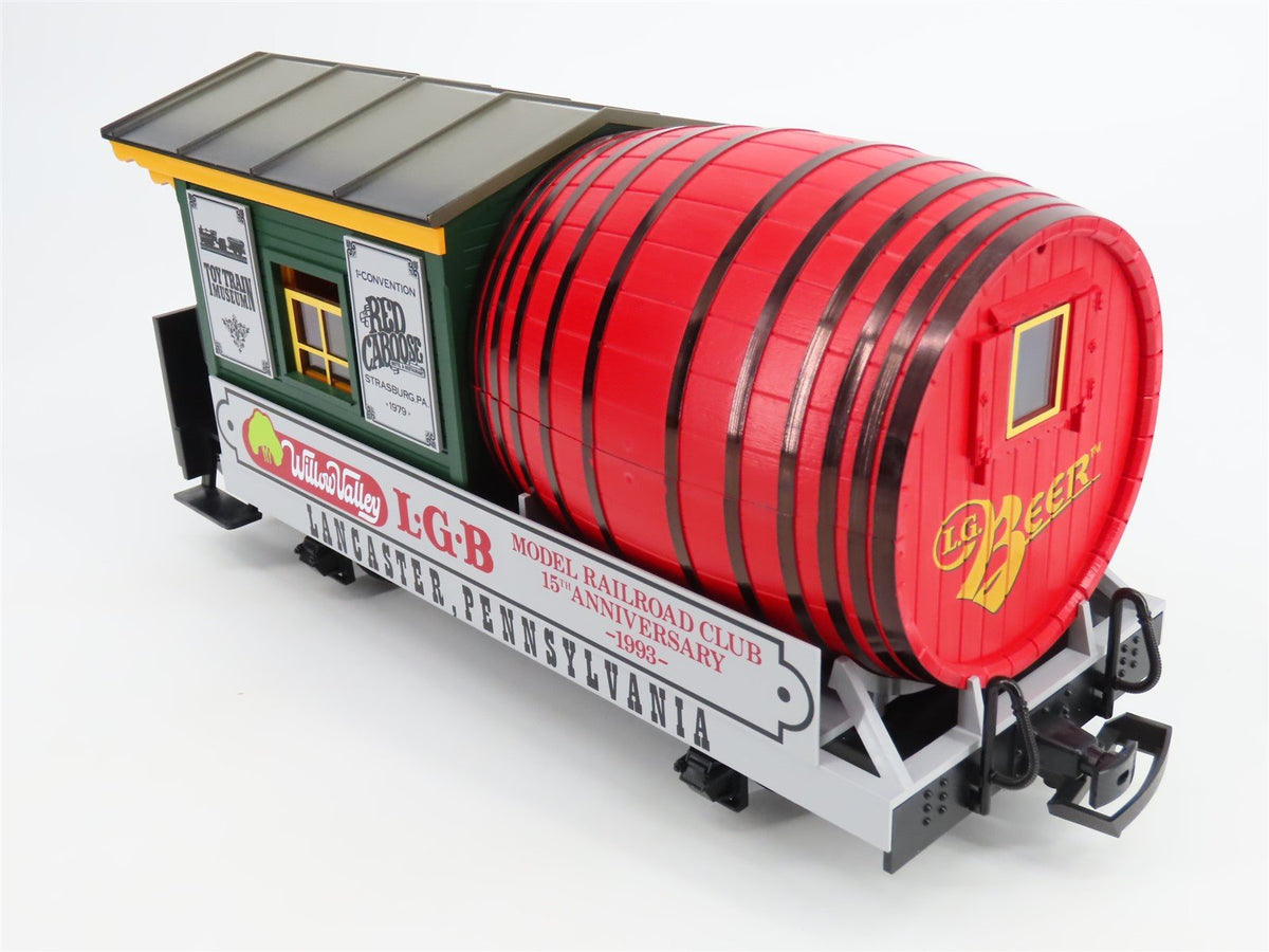 G Scale LGB 30421 Lancaster Convention 1993 Willow Valley Beer Barrel Car #0717