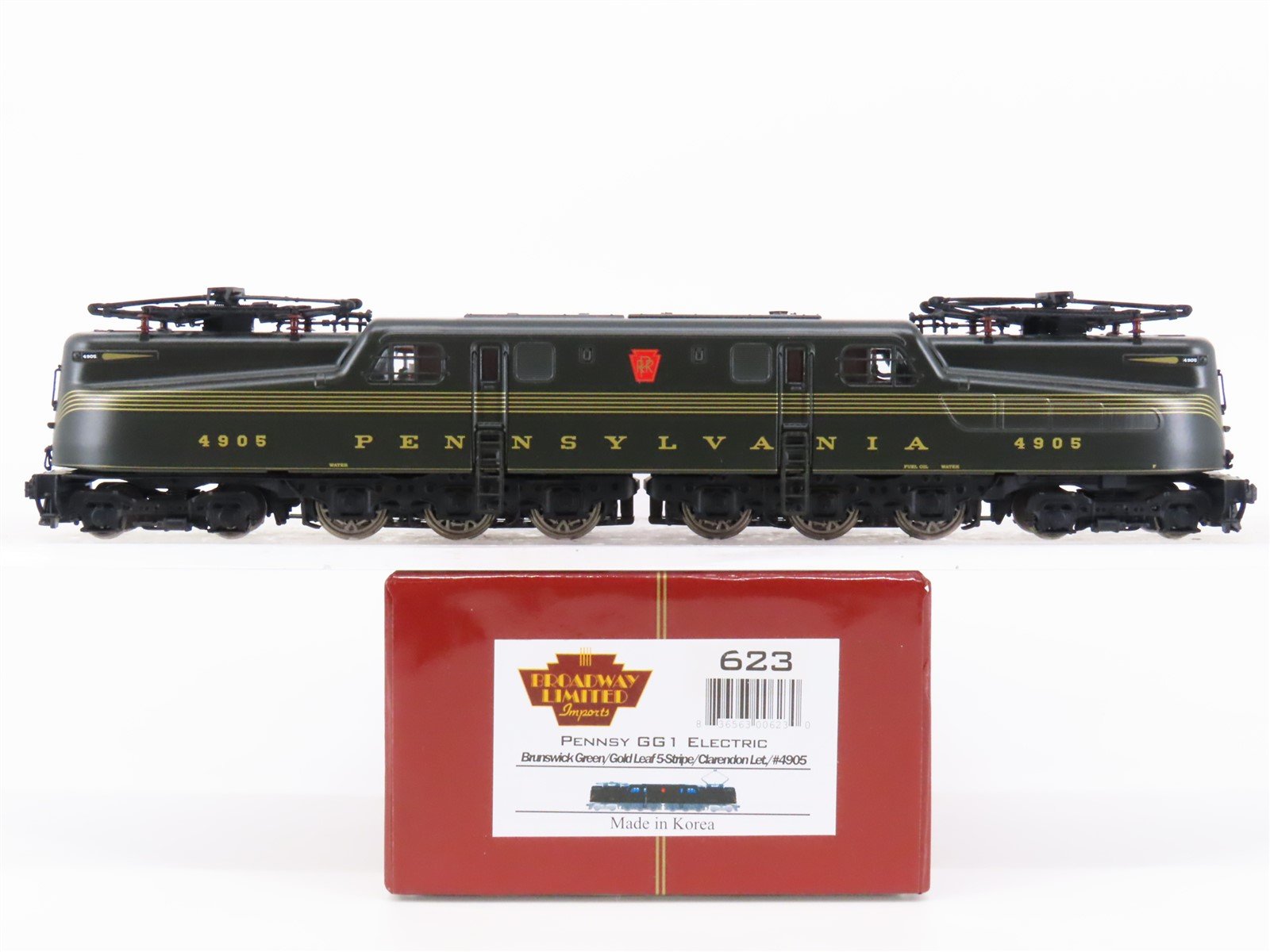 HO Scale Broadway Limited BLI 623 PRR Pennsylvania GG1 Electric #4905 w/ DCC