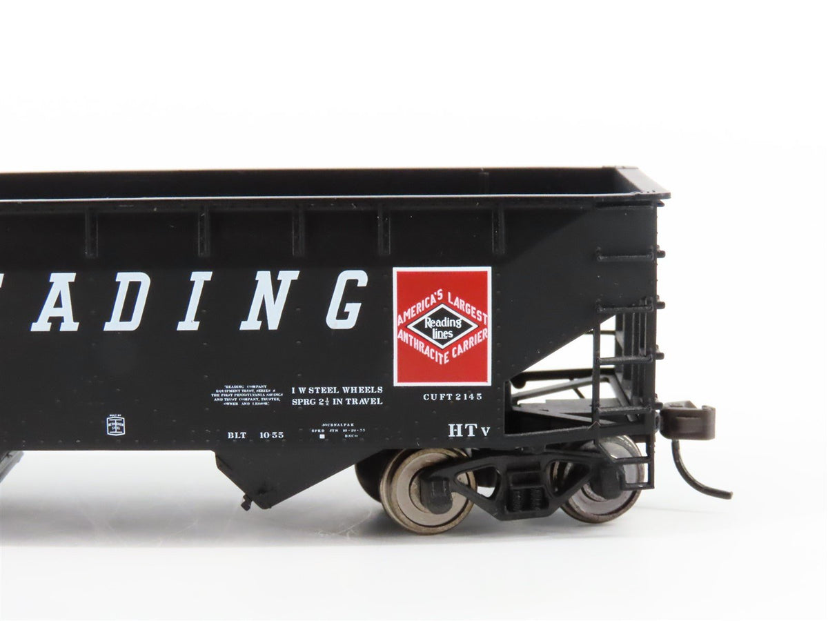 HO Scale Atlas Trainman #18911 RDG Reading Railroad 2-Bay Open Hopper #86227