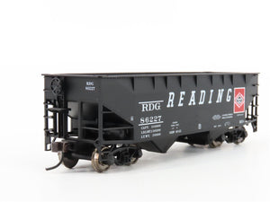 HO Scale Atlas Trainman #18911 RDG Reading Railroad 2-Bay Open Hopper #86227