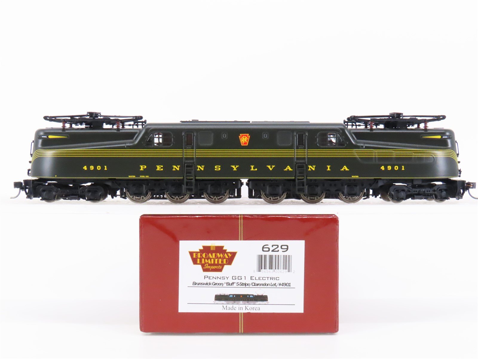 HO Scale Broadway Limited BLI 629 PRR Pennsylvania GG1 Electric #4901 w/ DCC