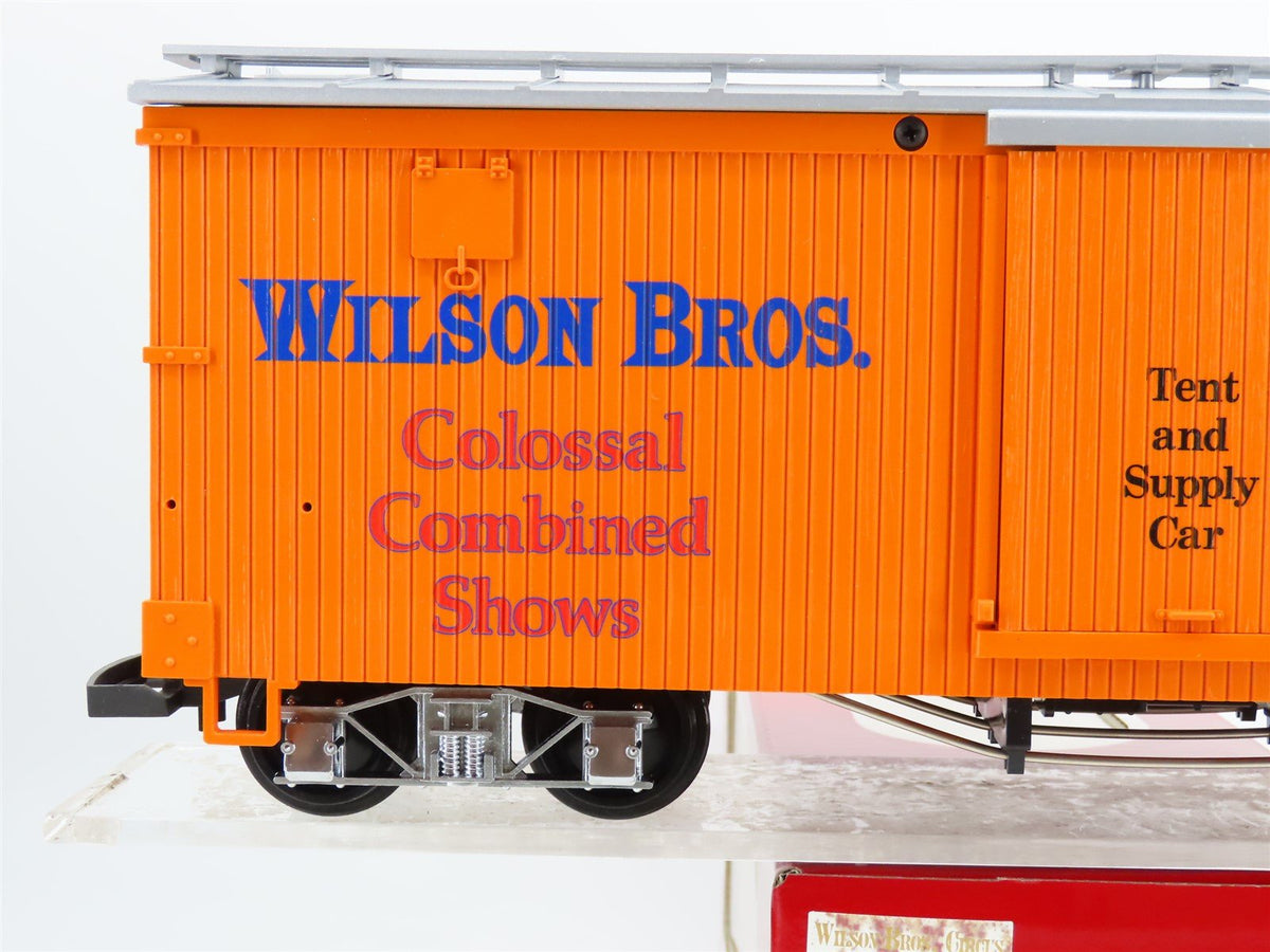 G Scale LGB 4067-DG Wilson Bros Circus Tent and Supply Box Car #142