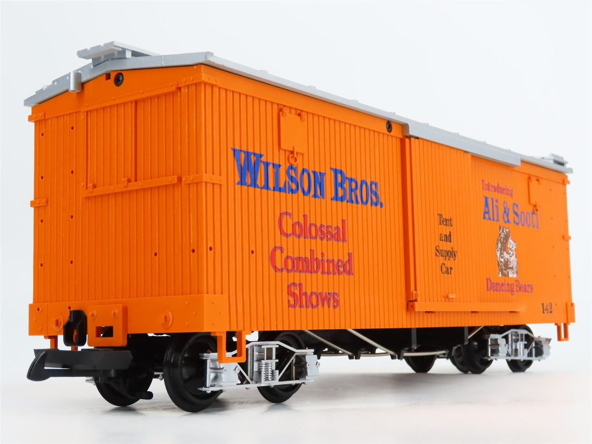 G Scale LGB 4067-DG Wilson Bros Circus Tent and Supply Box Car #142