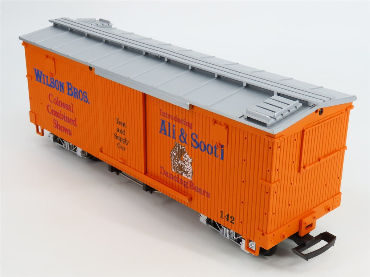 G Scale LGB 4067-DG Wilson Bros Circus Tent and Supply Box Car #142