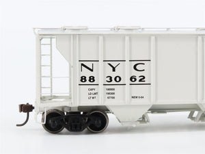 HO Scale Athearn #93732 NYC New York Central 3-Bay Covered Hopper #883062