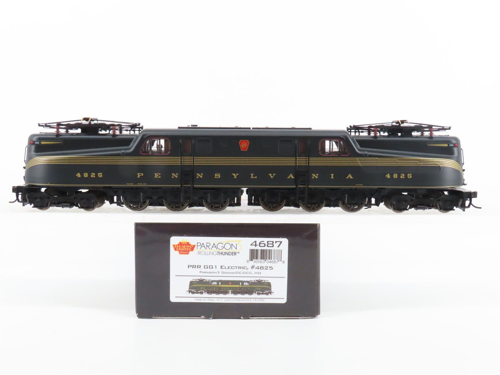 HO Broadway Limited BLI 4687 PRR Pennsylvania GG-1 Electric #4825 - Paragon3