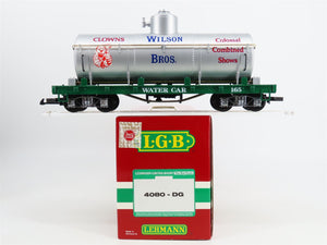 G Scale LGB 4080-DG Wilson Bros Circus Clowns Water/ Tank Car #165