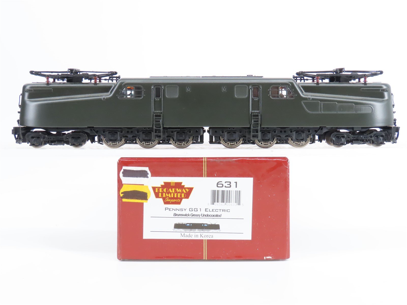 HO Scale Broadway Limited BLI 631 Pennsylvania Green GG1 Electric w/ DCC