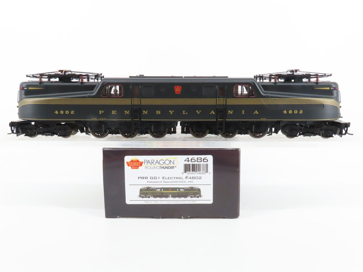 HO Broadway Limited BLI 4686 PRR Pennsylvania GG-1 Electric #4802 - Paragon3