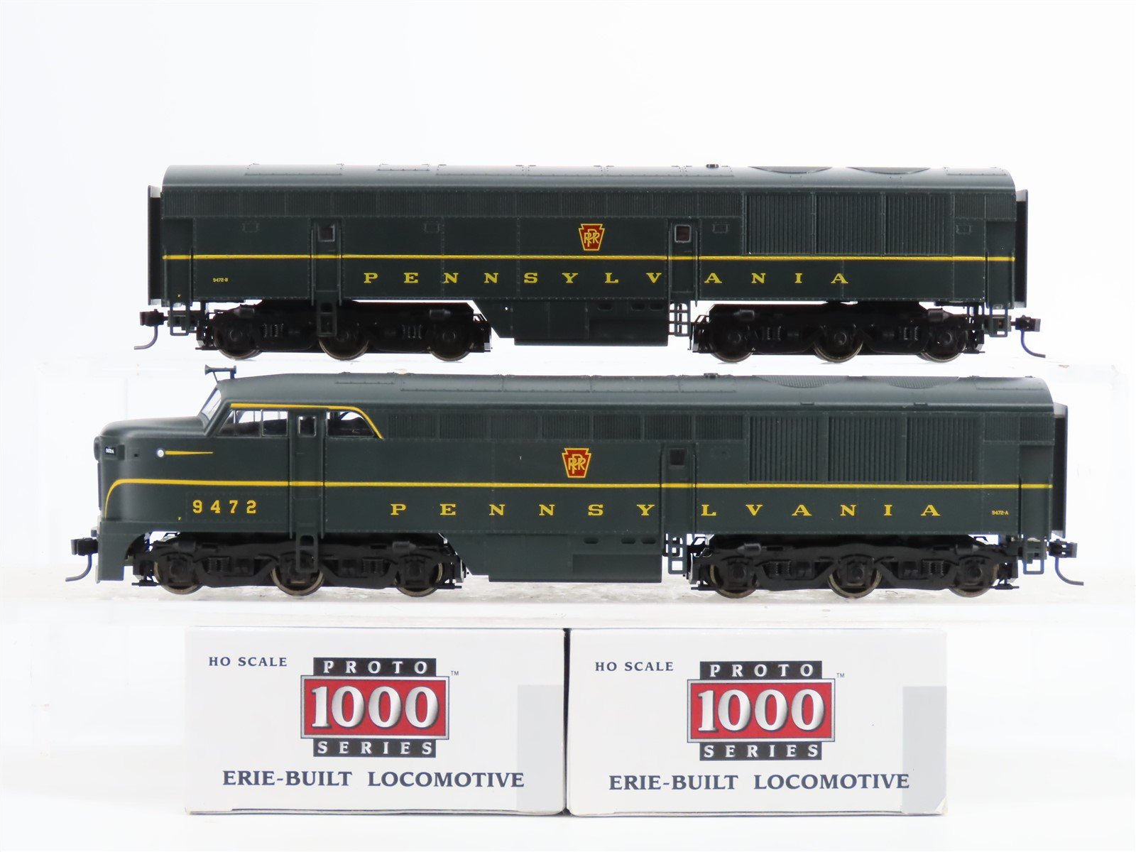 HO Scale Proto 1000 PRR Pennsylvania Erie Built A/B Diesel Locomotive Set