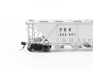 HO Bowser #41484 PRR Pennsylvania Keystone Gray 3-Bay Covered Hopper #255501