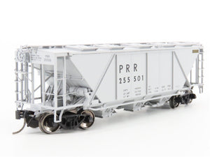 HO Bowser #41484 PRR Pennsylvania Keystone Gray 3-Bay Covered Hopper #255501