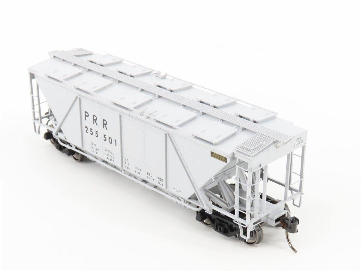 HO Bowser #41484 PRR Pennsylvania Keystone Gray 3-Bay Covered Hopper #255501