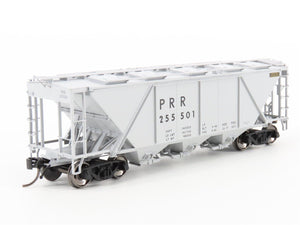 HO Bowser #41484 PRR Pennsylvania Keystone Gray 3-Bay Covered Hopper #255501