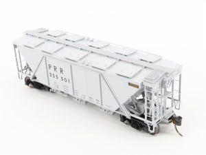 HO Bowser #41484 PRR Pennsylvania Keystone Gray 3-Bay Covered Hopper #255501