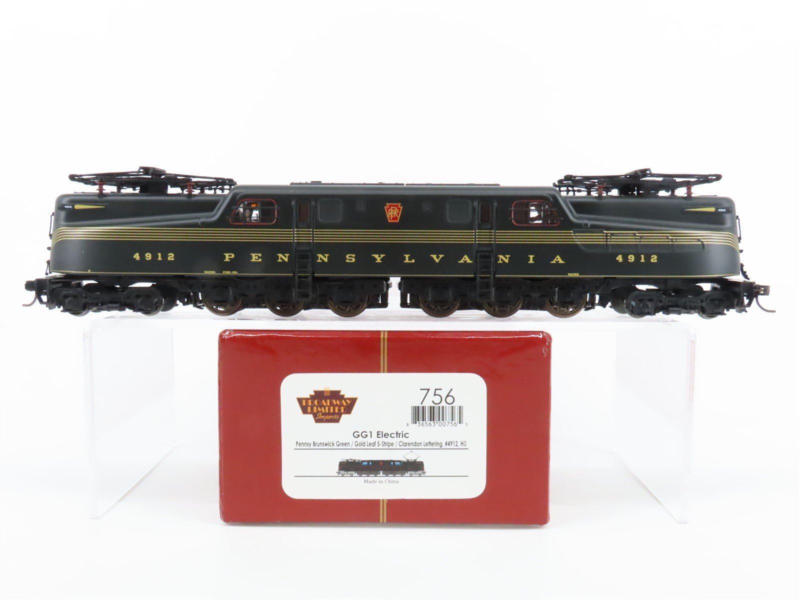 HO Broadway Limited BLI 756 PRR Pennsylvania GG-1 Electric #4912 w/ DCC & Sound