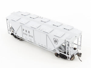 HO Bowser Executive Line #40716 PRR Keystone Gray 3-Bay Covered Hopper #255276