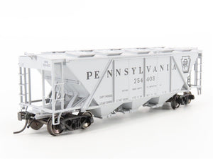 HO Bowser Executive Line #40715 PRR Shadow Keystone Gray 3-Bay Covered Hopper