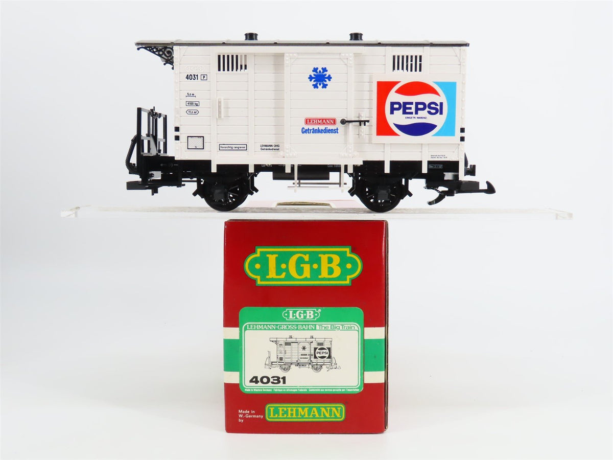 G Scale LGB 4031 Pepsi-Cola Box Car #4031