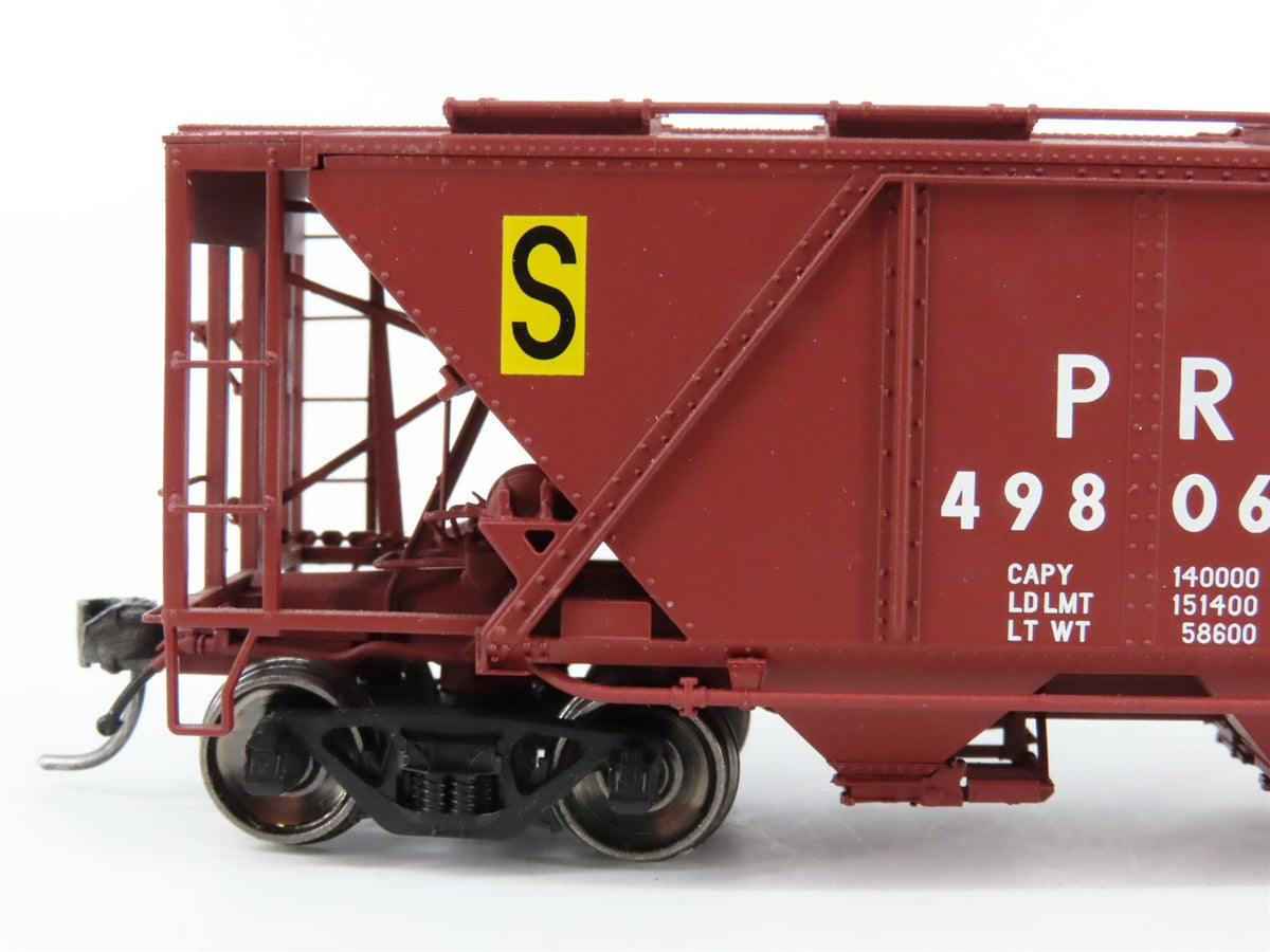 HO Scale Bowser Executive Line #40732 PRR &quot;S&quot; Keystone Red 3-Bay Covered Hopper