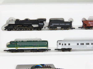 Z Scale Marklin Mini-Club 81835 NYC/Southern Diesel & Steam set w/ Track & Power